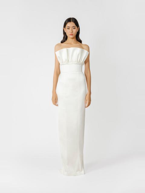 SAU LEE NOAH STRAPLESS SATIN GOWN