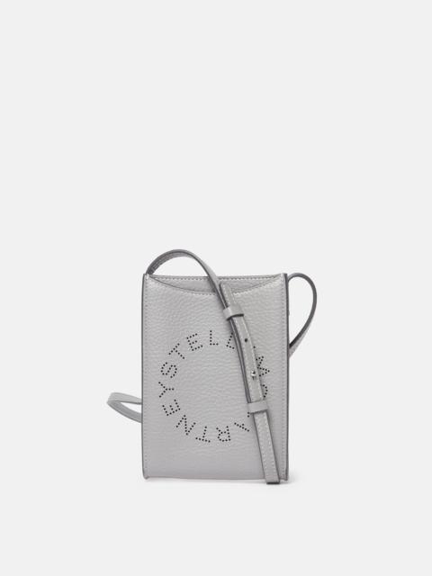 Stella McCartney Logo Grainy Alter Mat Crossbody Phone Pouch