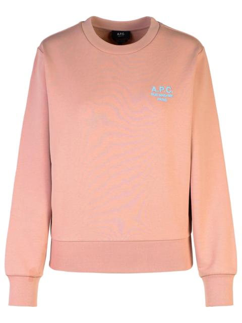 A.P.C. A.P.C. 'Rue Madame' Pink Cotton Sweatshirt Women
