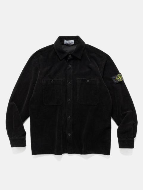 Stone Island Cotton Corduroy Overshirt Black