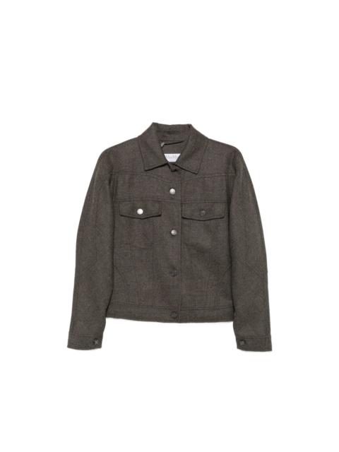 Max Mara Max Mara Grey Coats - Single Breasted Coats Women