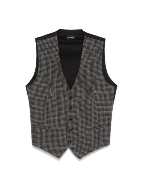 Other Designers TAGLIATORE - Tagliatore Black Jackets - Waistcoats & Gilets Men