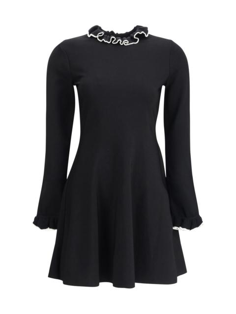 Valentino Valentino Women Knit Dress With Volants