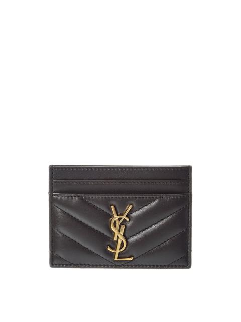 SAINT LAURENT Saint Laurent Cassandre Leather Card Case