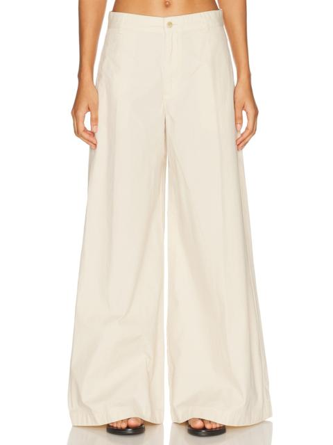 Polo Ralph Lauren Poplin Wide Leg Pant