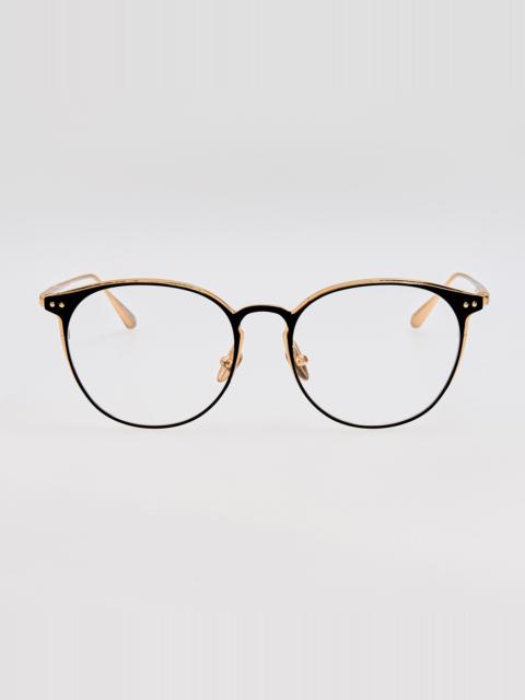 LINDA FARROW Yves Optical in Matt Champagne