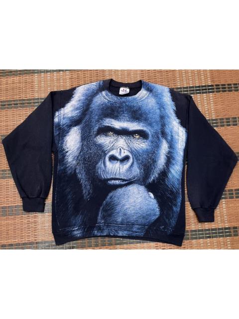 Other Designers Vintage 90s Trinity Product AOP Gorilla Sweatshirt