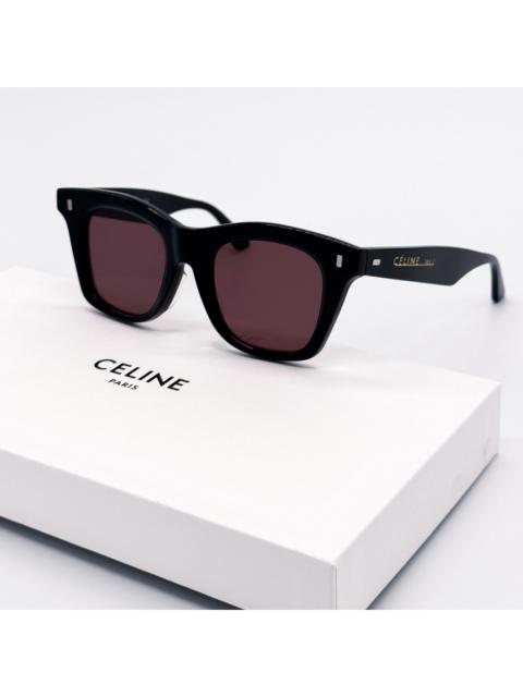 CELINE NEW CELINE CL40057F 01Y BLACK PURPLE WOMEN SUNGLASSES CELINE