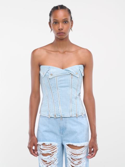 Dion Lee Denim Biker Corset