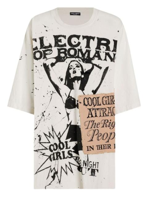 Dolce & Gabbana Dolce & Gabbana Women Printed Cotton T-Shirt