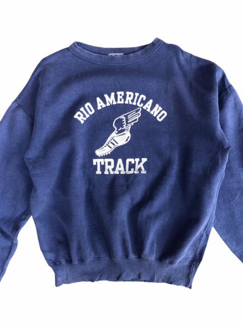 Other Designers Vintage - Vtg Tops Baggy Rio Americano Track Union Made Sweatshirt