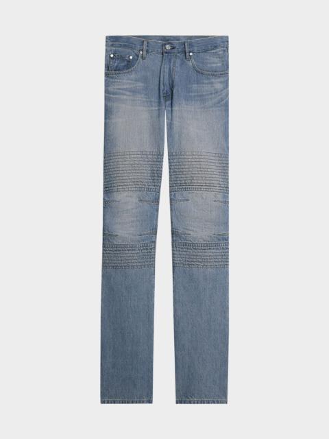 Men's Ribbed Moto Jeans