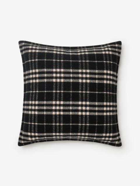 Burberry Check Wool Cashmere Cushion