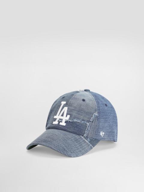 Dolce & Gabbana Dolce&Gabbana X ’47 Los Angeles Dodgers Denim Patchwork Baseball Cap