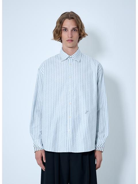 JACQUEMUS Jacquemus Men Patterned Cotton Poplin Shirt