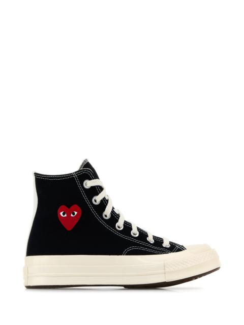 Comme Des Garçons Black canvas Comme Des Garçons X Converse sneakers