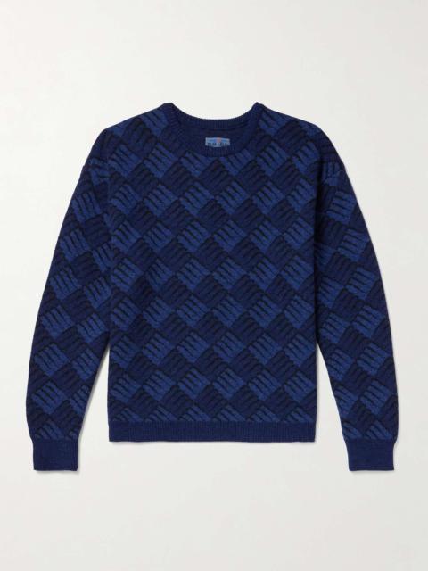 Wind and Wave Jacquard-Knit Sweater