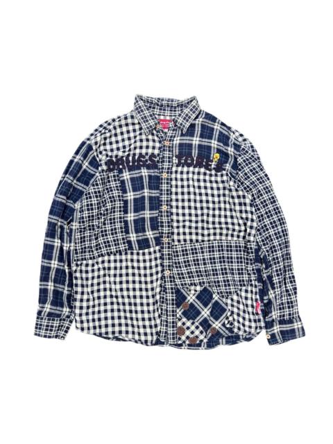 Other Designers Japanese Brand - Drug Store Patch Work Button Up Flannel Shirt