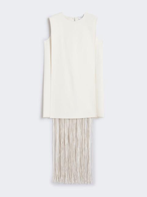 Sportmax Fringed crewneck dress