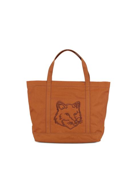 Maison Kitsuné FOX HEAD LARGE TOTE BAG | REVERSIBLE