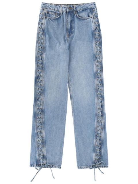 ROTATE Rotate Women Jeans With Laces