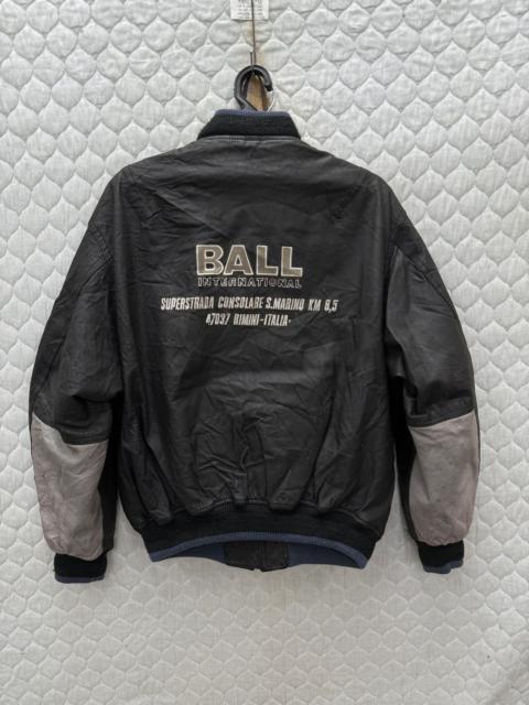 Vintage - 💥💥🔥STEALS VTG BALL INTERNATIONAL LEATHER BOMBER JACKET