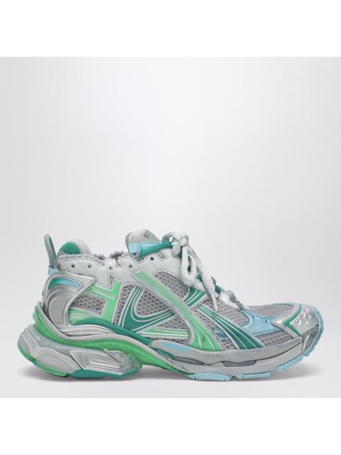 BALENCIAGA Balenciaga Runner Sneakers In Grey, Green And Blue Women