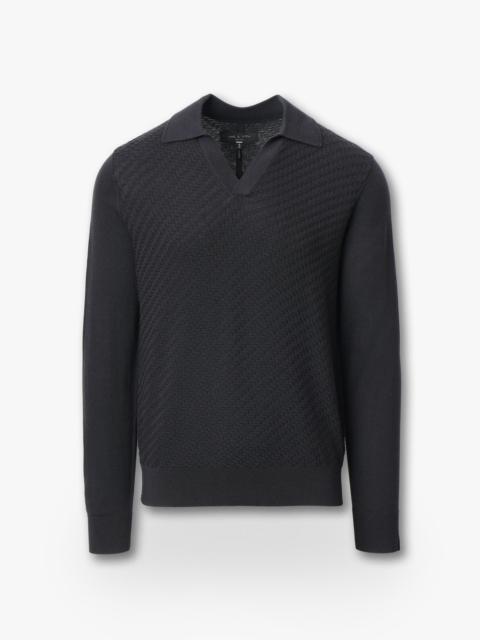 rag & bone Charles Johnny Collar Wool Polo