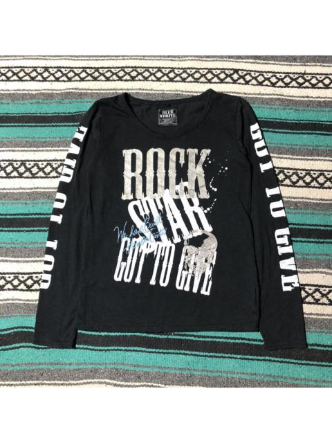 Other Designers If Six Was Nine - Y2K Blue Strive Punk Gothic Longsleeve