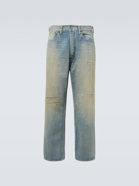 A.PRESSE No. 37 distressed straight jeans