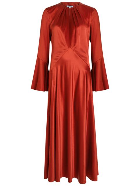 VERONICA BEARD Veronica Beard Ezri Silk-blend Midi Dress