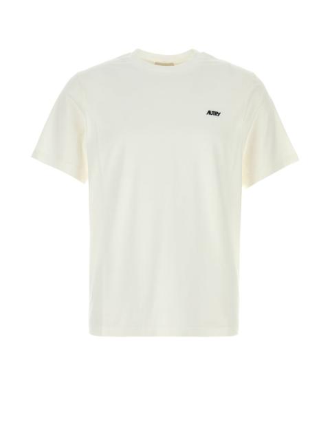 AUTRY White cotton t-shirt