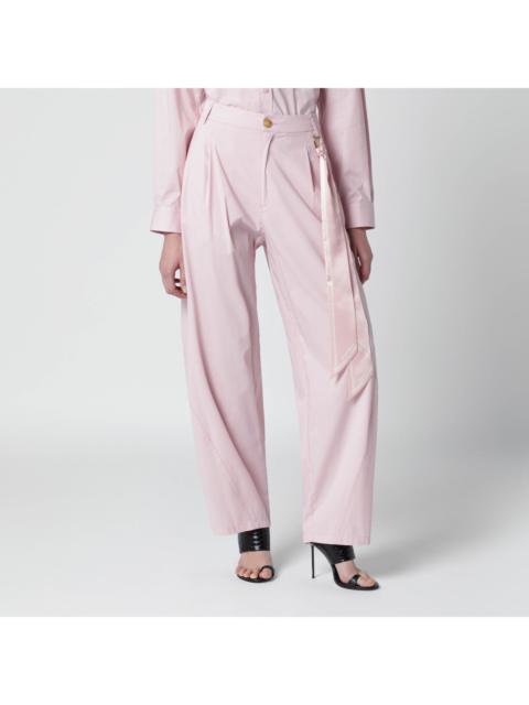 DARKPARK Darkpark Pink Cotton Trousers Women