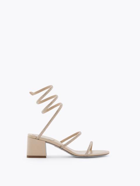 RENE CAOVILLA CLEO GOLD SANDAL 50