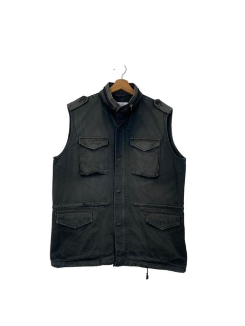 Other Designers Japanese Brand - UNION MADE OPEN RICH SLEEVE LESS JACKET