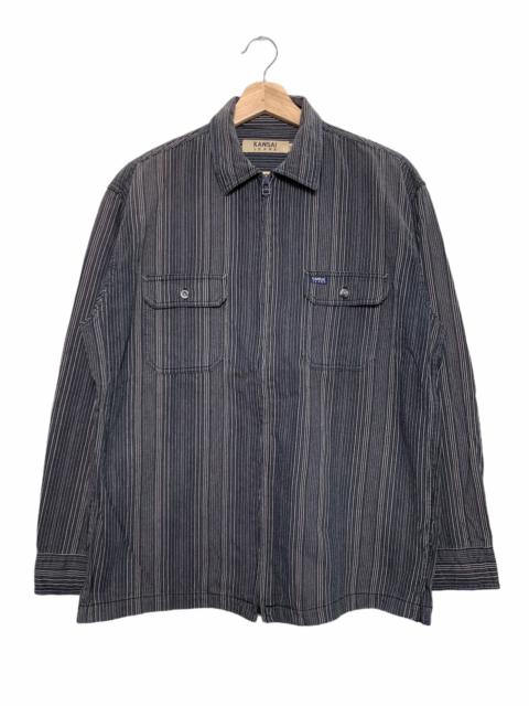 Other Designers Vintage - Vintage Kansai Yamamoto Longsleeve Zipper Shirt