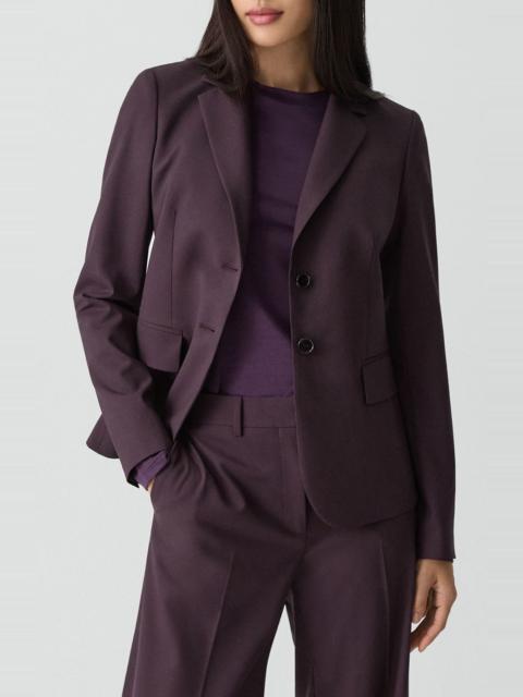 Theory Theory Carissa Good Wool Blazer in Dark Iris
