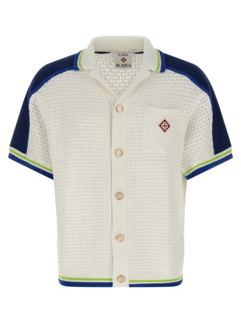 CASABLANCA Casablanca Men 'Tennis Cotton Crochet' Shirt
