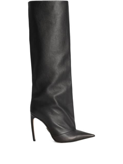 Dolce & Gabbana 105mm Devotion knee-high pointed-toe boots