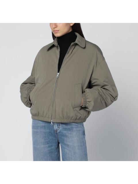 Our Legacy Our Legacy Sage Green Bomber Jacket With Zip Women