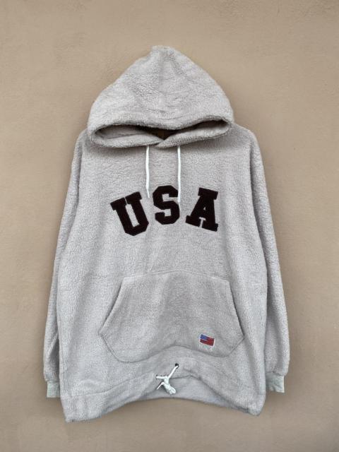 Other Designers Made In Usa - Steals💥 Usa Big Logo sherpa Hoodie