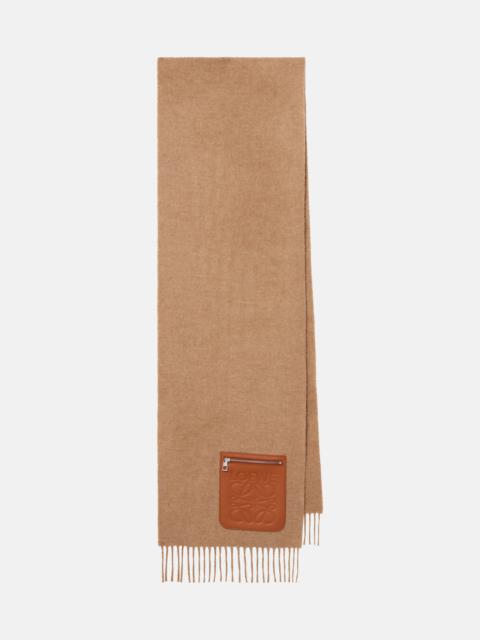Loewe Anagram wool and cashmere scarf