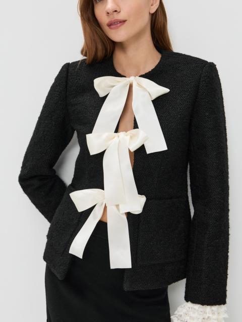 Sea Seraphine Solid Bow Jacket