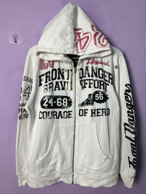 Archival Clothing - 🔥Lifeguard Front Danger Zipper Hoodies