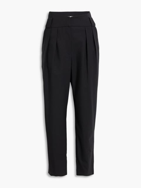 Other Designers Ijonac pleated wool-blend twill tapered pants