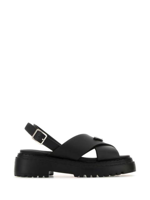 Prada Prada Women Black Rubber Sandals