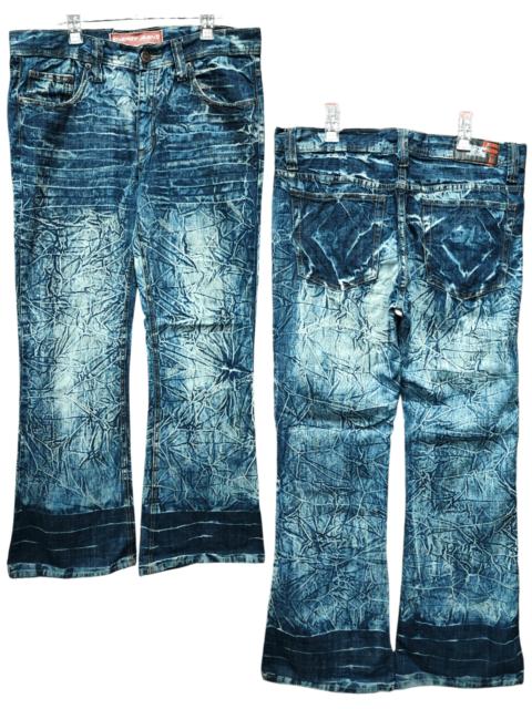 Other Designers Energie - Energy Distress Flare Denim Japan