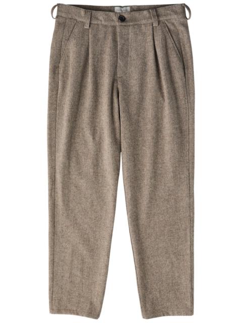 Oliver Spencer Morton Straight-leg Wool Trousers