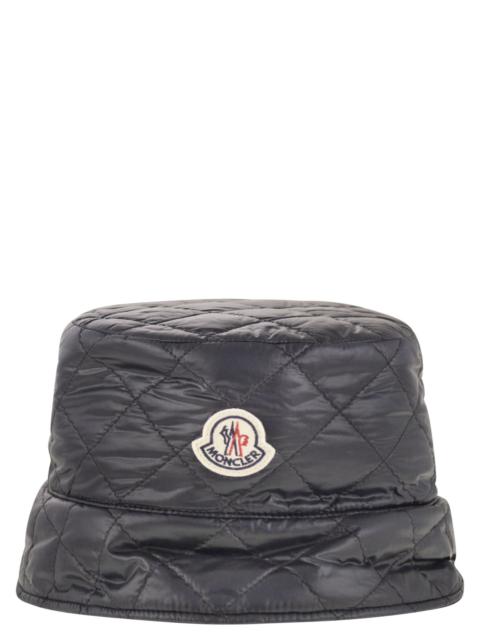 Moncler Moncler Women Padded Bucket Hat With Diamond Quilting