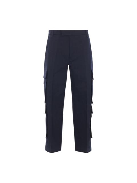 Thom Browne Washed Cotton Utility Chino Cargo Trouser Men